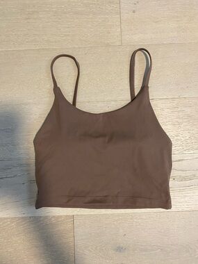 2/$15 🍍 LyftLyfe Brown Cropped Worout Top / Sports Bra